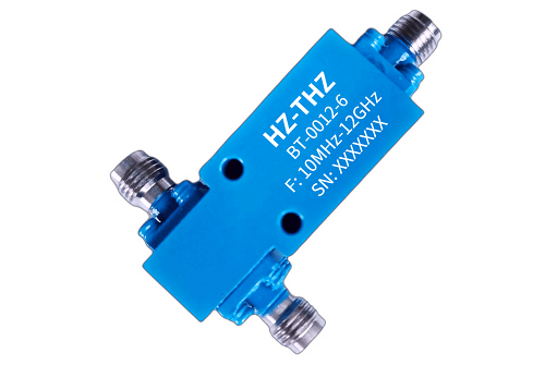 10 MHz to 12 GHz SMA Bias Tee Rated to 2500 mA And 100 Volts DC