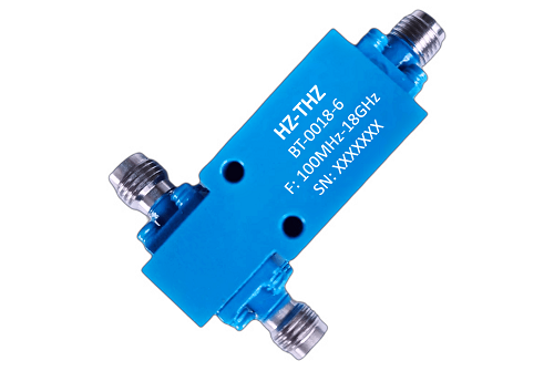 100 MHz to 18 GHz 2.92mm Bias Tee Rated to 2000 mA And 50 Volts DC